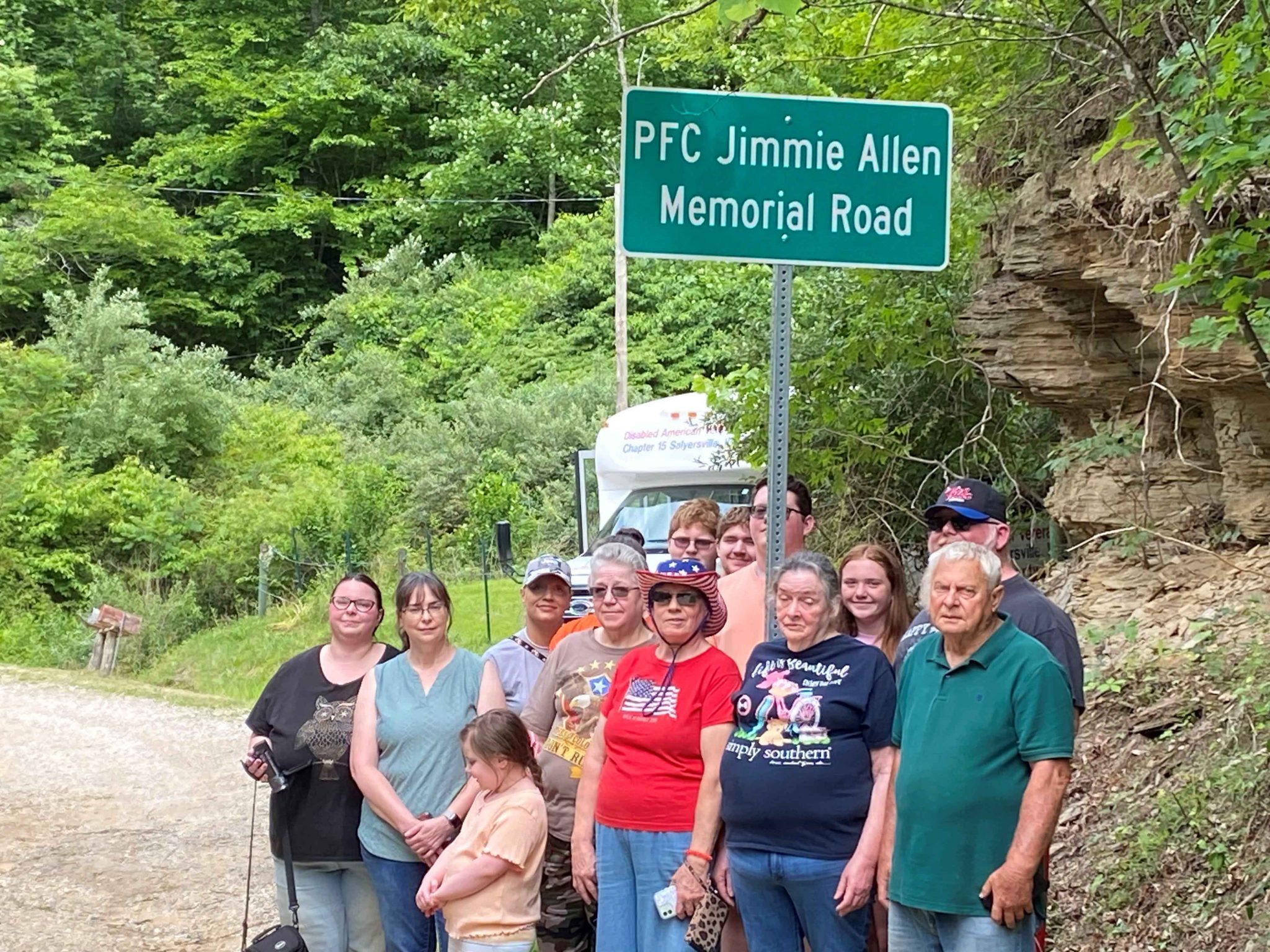 Road Dedication Honoring PFC Jimmie Allen – Salyersville Independent